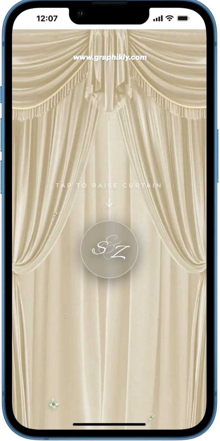 Elegant Ivory & Green Smart Web Invitation | Digital Invites with RSVP Tracking