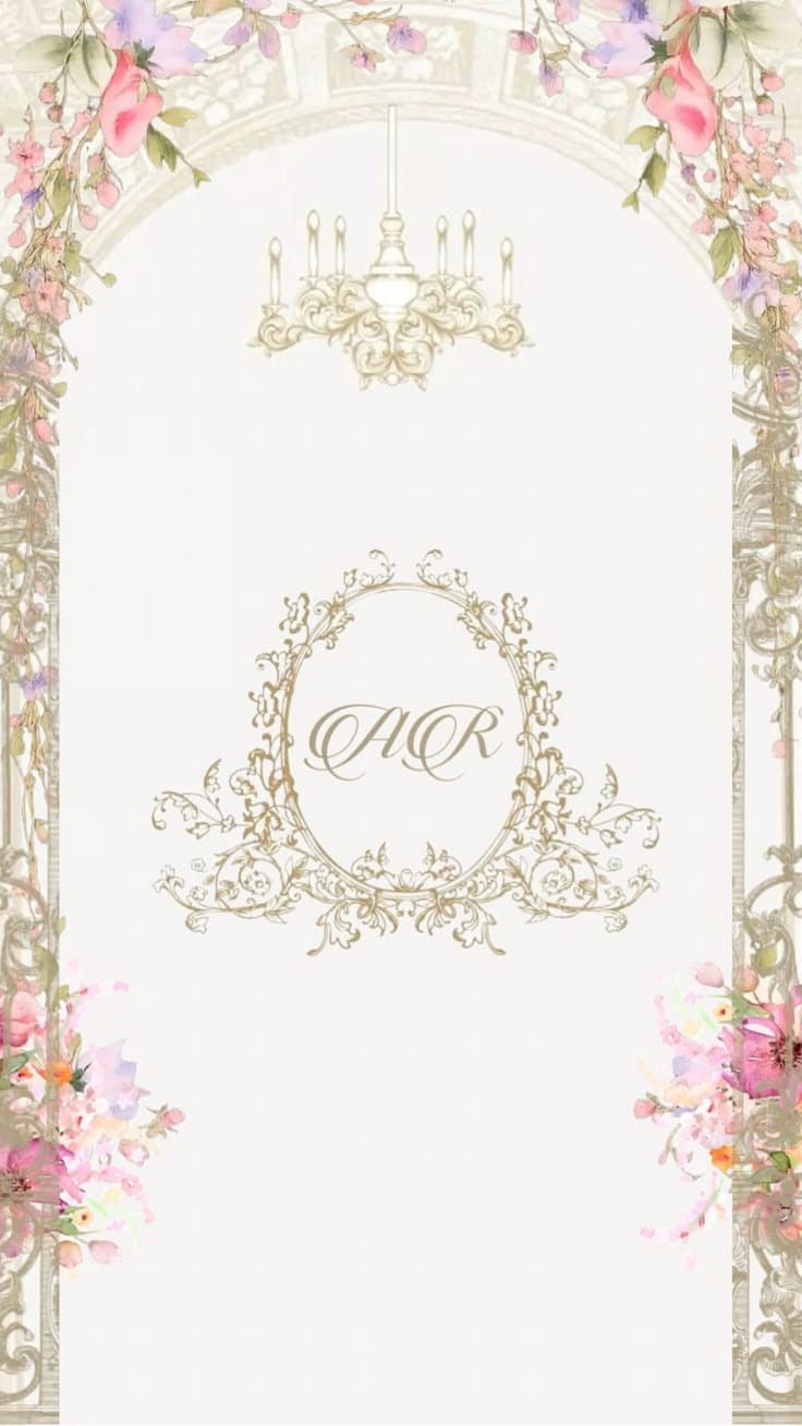 Elegant Floral Garden Save The Date Engagement Video